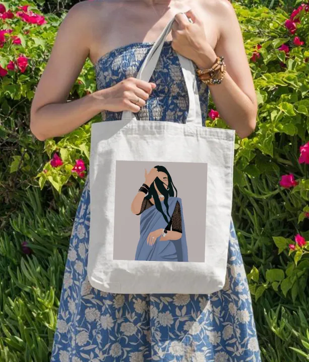 Trinklet%20Premium%20Bengali%20Girl%20Printed%20Canvas%20Tote%20Bag%20with%20Zipper%20for%20Girls%20-%20Image%206