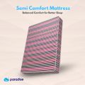 Paradise Soft Comfort Semi Orthopedic Mattress | Medium Firm Feel for Balanced Comfort | 4 Inch Bed Mattress.