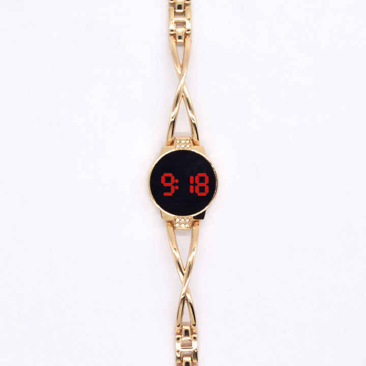 Minimalist%20Design%20Stainless%20Steel%20LED%20Touch%20Screen%20Women's%20Watch%20Fashionable%20Bracelet%20Strap%20with%20Designer%20Decoration%20-%20Image%206