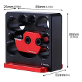 6 Piece Metric 8mm to 20mm Adjustable Dowel Maker with Carbide Blade,for Wooden Rods Sticks Woodworking.