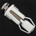 Toilet Seat Hinges Screws WC Hole Fixing Easy Installation 12 Pack. 