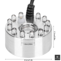 Ultrasonic Mist Maker Fogger with 12 LED Lights | SS Body | Air Humidifier for Incubator, Greenhouse, Fountain & Baby Room.