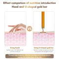 24k Golden Facial Roller Massager T Shape Vibrating Face Lifting Energy Beauty Bar Body Skin Massage Device Face Care Tools KKhao.