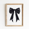 Beautiful Pink Bow Girl Heart Love Girl's Room Home Decoration Fashion Posters and Prints Canvas Painting Wall Art Picture Gifts. 