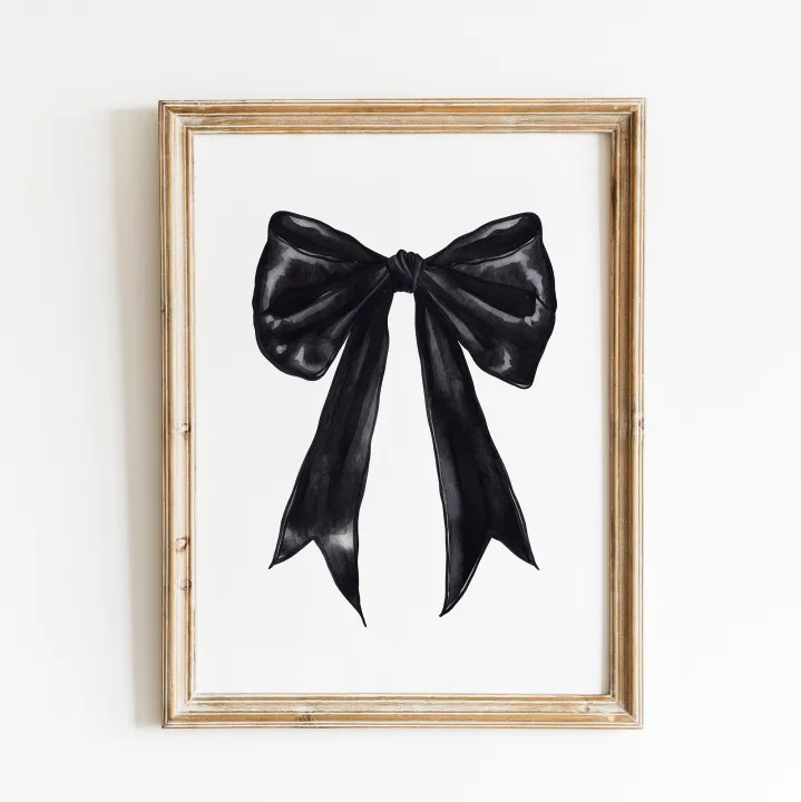 Beautiful%20Pink%20Bow%20Girl%20Heart%20Love%20Girl's%20Room%20Home%20Decoration%20Fashion%20Posters%20and%20Prints%20Canvas%20Painting%20Wall%20Art%20Picture%20Gifts%20-%20Image%202