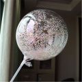 One Giant Transparent Colorful Bubble Birthday Party Wedding Decoration Anniversary BoBo Balloon. 