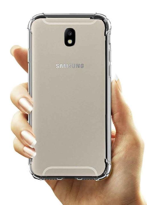 For Samsung Galaxy J7 Pro Transparent Clear Silicon Tup Back Cover