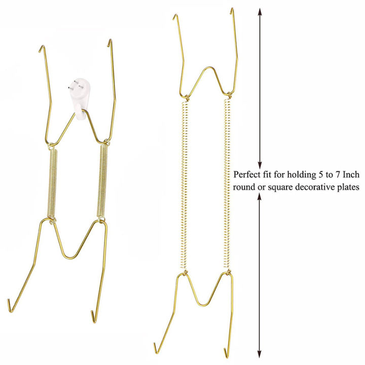 10%20Pack%20Plate%20Hangers,%206%20Inch%20Wall%20Plate%20Hangers%20and%2010%20Pack%20Wall%20Hooks,%20Compatible%205%20To%207%20Inch%20Decorative%20Plates,%20Antique%20China,%20Antique%20Plates%20and%20Art%20-%20Image%203