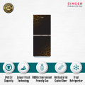 Innovative Appliance - SINGER Top Mount Refrigerator 243 Ltr BCD-243R-BG Black - Professional Quality. 