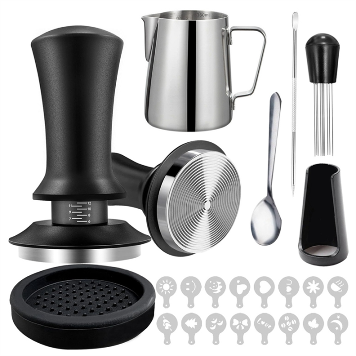WwuHua Espresso accessoireset, 22 stuks tamperset, uitgebreide WwuHua Espresso accessoireset, 22 stuks tamperset, uitgebreide