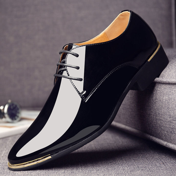mens%20patent%20leather%20shoes%20men%20dress%20shoes%20lace%20up%20Pointed%20toe%20wedding%20Business%20party%205%20colors%20big%20size%20rtg5%20KEEMEEUYZO%20-%20Image%202