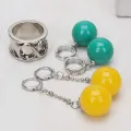 【Yurui】Dragonball Super Dragon Ball Vegetto Earring Black Son Goku Zamasu Ring Cosplay Action Figure Toy. 