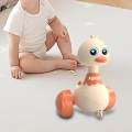 Press Type Walking Ducks Toys 1 2 3 Year Olds Kids Toddlers Learn to Walk Toy. 