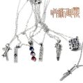 Anime Jujutsu Kaisen Necklace Ryomen Sukuna Itadori Yuji Cosplay Unisex Pendant Choker Jewelry Accessories Halloween Gift.