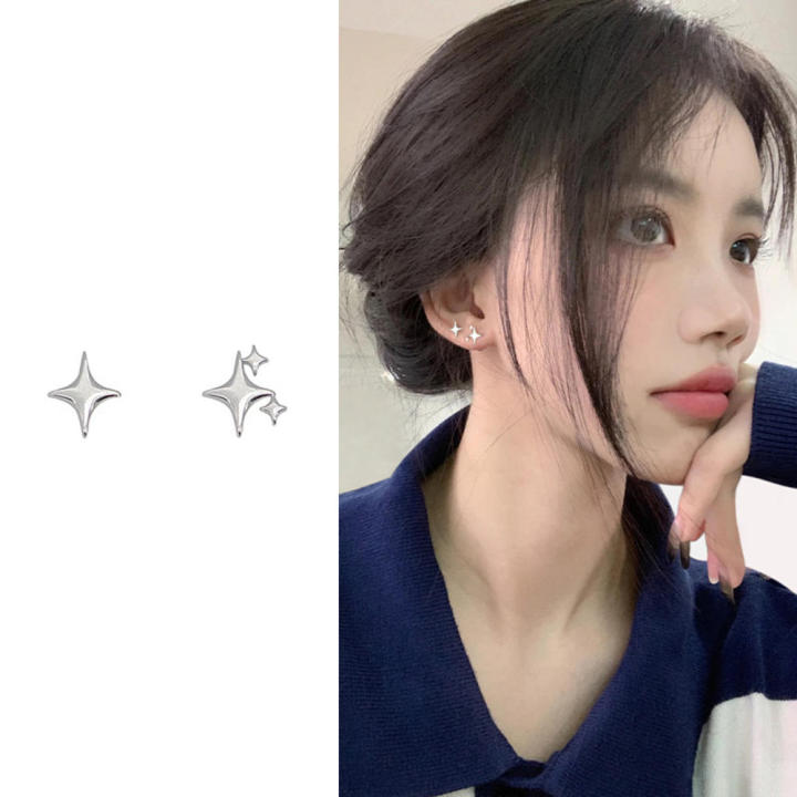 Sterling%20Star%20stud%20earrings%20Trendy%20Hypoallergenic%20Dainty%20Female%20earrings%20Shiny%20Plated%20Senior%20sense%20earrings%20for%20Wedding%20accessories%20Daily%20wear%20Party%20jewelry%20Gift%20for%20her%20Formal%20occasions%20Wear%20-%20Image%208