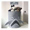 Tiktok ins Cartoon Baby Toy Bucket Felt Bag Washable Dirty Clothes Storage Basket.