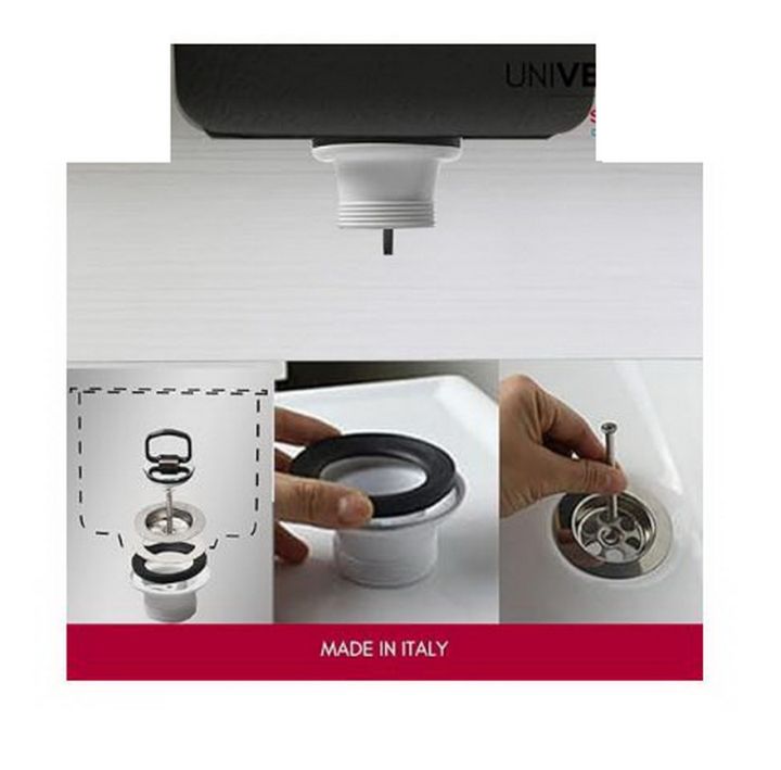 Sink and Basin Plug Drain Assembly Filter Strainer with 31cm Pipe for Kitchen Bathroom SET