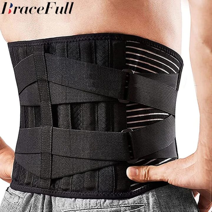 Breathable Waist Braces Back Support Belt Anti-skid Lumbar Support Belt  with 16-hole Mesh for Lower Back Pain Relief