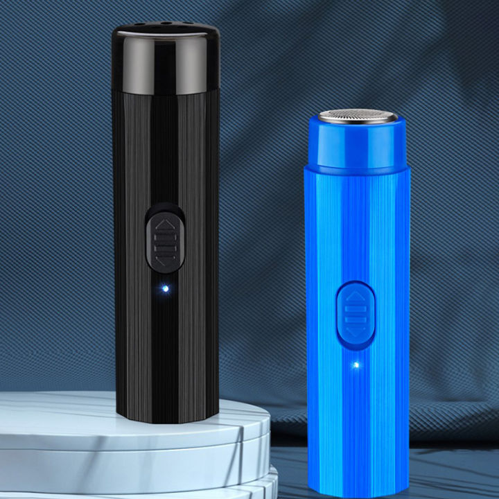 【Innovative】 Mini USB Electric Shaver Razor Portable Rotary Cutter Head ...