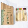 10 pcs Bamboo Charcoal Toothbrush Soft Bristles Teethbrush Eco Friendly Oral Care Natural Tooth Brush For Adults. 