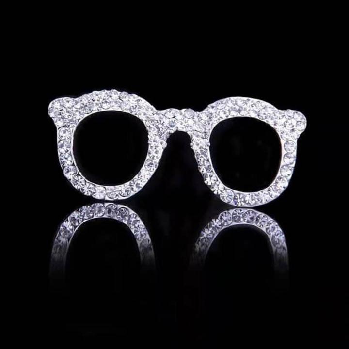 Sunglass Brooch Suit Collar Badge for Man