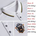 Korean Fashion Men's Polo T-shirt Long Sleeves Embroidered Logo Polo Shirt Lapel Breathable Top Streetwear Loose Ropa Hombres. 