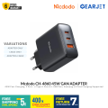Mcdodo CH-4860 45W 3-Port Fast Charger EU Plug Three Output Ports 2 USB‑C and 1 USB‑A Port Wall Charger - Gearjet. 