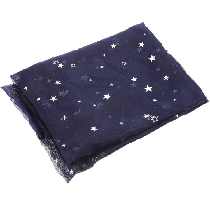 Sheer%20Curtains%20Grommets%20Romantic%20Silver%20Star%20Foil%20Window%20Treatment%20for%20Girl%20Bedroom%20Glitter%20Stars%20Thin%20and%20-%20Image%204