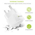 Lencent Travel Adapter EU to Type D India Schuko Travel Adapter Plug Socket for trips to India, Sri Lanka, Nepal, Niger, Lebanon, Ghana, Myanmar, Senegal and more (Type D).