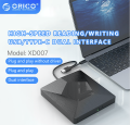 ORICO XD007 External USB 3.0 Optical Driver CD/DVD-ROM Combo DVD RW ROM Burner Writer Recorder for Desktop Laptop Windows M-A-C OS.