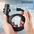 Giant High Security Level Bicycle Lock Bike Chain Lock Anti-theft Bicycle Chain Lock with Key for E-bike Mountain Bike.