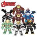 Avengers Superhero Mini Action Figures Blocks Iron Man MK39 Hulkbuster Large Figurines DIY Brick Parts Model Toys Children Gifts Vnce. 