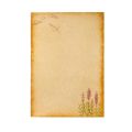 Kraft Paper Stationery Letterform Letter Pad Sketch Pad Letterhead Vintage Writing Paper Letter Paper Flower Design. 