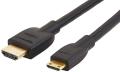 HDMI to Mini HDMI cable, Basics High-Speed Mini-HDMI to HDMI Cable, Black. 