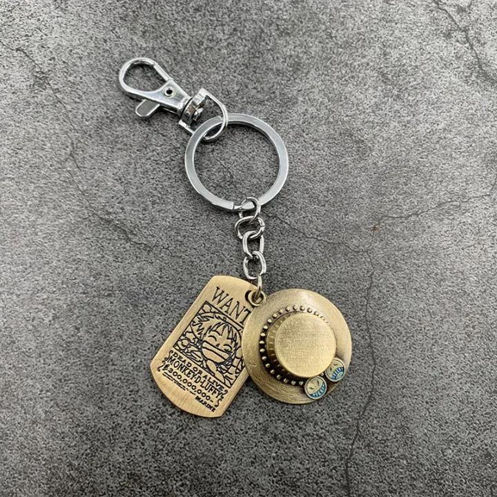 New%20Anime%20One%20Piece%20Metal%20Keychain%20Choker%20Necklace%20Luffy%20Ace%20Straw%20Hat%20Pendant%20Men%20Women%20Gift%20Anime%20Accessories%20Wholesale%20-%20Image%204