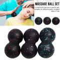 EPP Fitness Peanut Fascia Ball Set Deep Tissue Massage Ball Kit For Myofascial Release La crosse Ball Muscle Roller Massager. 