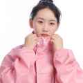Raincoat Rain Pants Men and Women Universal Set Rainproof Macaron Color New Anti-Storm Rain Light Luxury Fashion Raincoat Rain Cape.