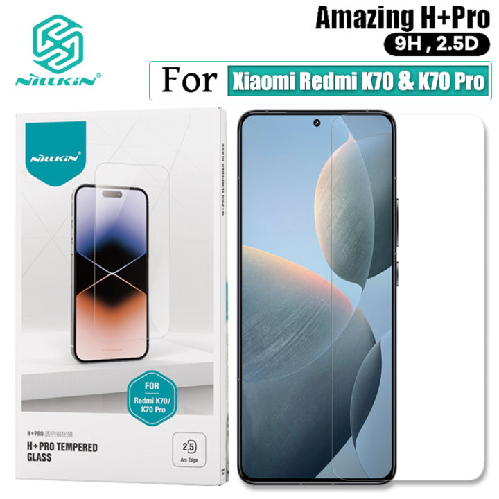 Nillkin for Xiaomi Poco F6 Pro Redmi K70 K70 Pro Tempered Glass  H+ Pro Anti-Explosion Screen Protector Film