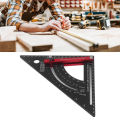 Triangle Ruler, Multi Angle Measuring Ruler Adjustable Accurate Positioning for Layout Works. 