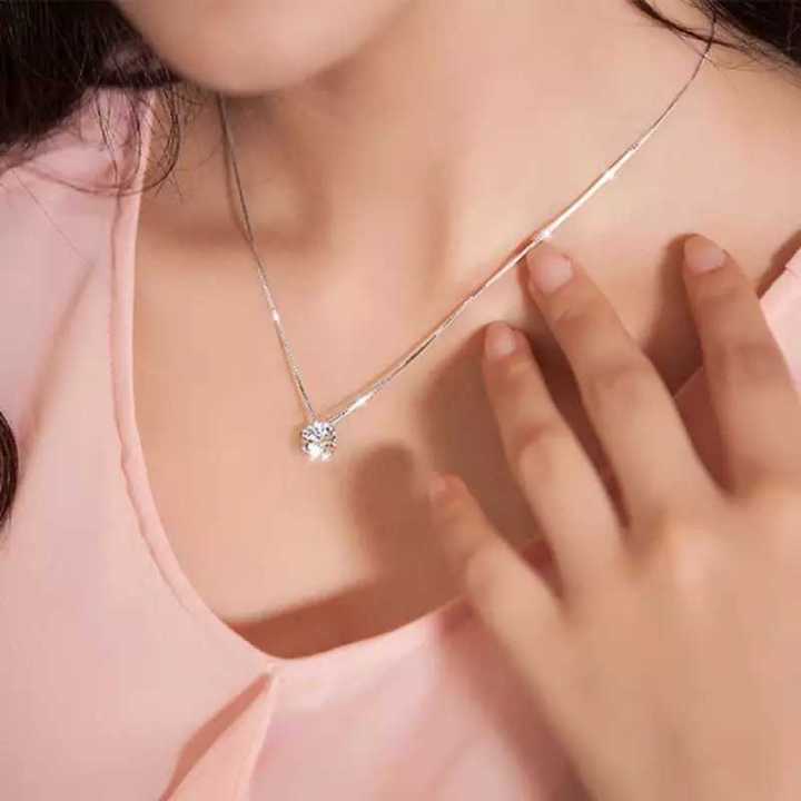 Neaklace%20for%20women%20Fashion%20Accessories%20Crystal%20Sequins%20Necklace%20Tassel%20Flash%20Pandent%20Choker%20Gift%20(%20Imported%20product%20)%20-%20Image%203
