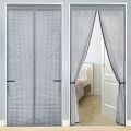 Air Conditioning Door Curtain Mosquito-proof Windproof Insect-proof Living Room Bedroom Thicken Removable Partition Curtain.
