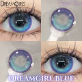 New Comicparty Dreamgirl Blue Color Contact lens With regular Kit Box For men & women. Halloween Contact Lens. #dg.blue. 