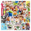 【The road to happiness Store】Toy Story Disney Sticker aesthetical luggage refrigerator guitar repeating cartoon graffiti stickers. 