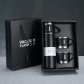 500ml Double-layer Stainless Steel Thermos Thermos Coffee Tumbler Business Travel Water Bottle Tea Infuser Bottle with Portable Water Cup.
