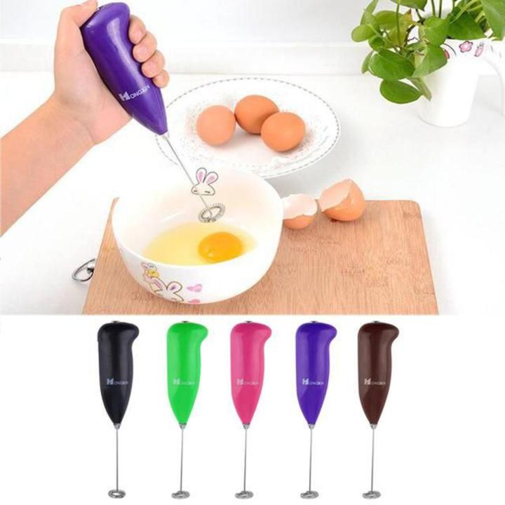 Hand Mixer Cappuccino Coffee Maker - Black