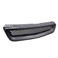 3X Car Carbon Fiber Mesh ABS Front Hood Grille Grill for 96-98 Honda Civic EJ/EK JDM Type R.