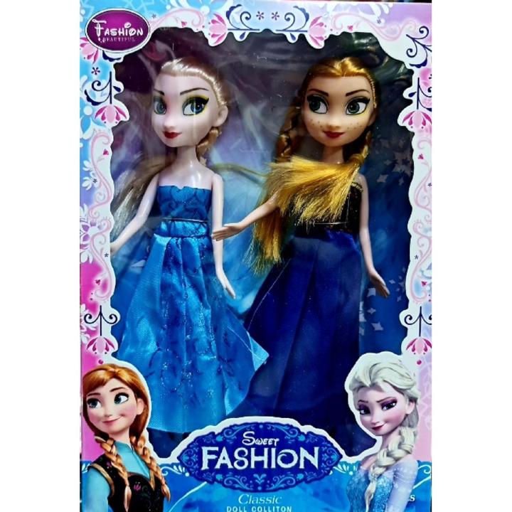 Frozen Anna & Elsa Doll Set for Girls Play & Fun
