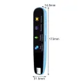 Scanning Translator Pen Portable Smart Translator Pen with High-speed Scanning Compact Size Rechargeable Wi-fi Enabled Perfect for Language Translator Device. 