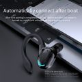 【FUPANG】M-F8 Bluetooth 5.2 wireless earphone ear mini business headphone bass Cancelling sports gaming earbuds. 