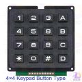 Keypad Telephone Style 4x4 16 Button Membrane Switch Matrix Array Keyboard Keypad Module Use Key PIC AVR Stamp Plastic Keys Switch For Arduino Controller.